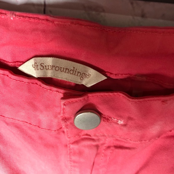 Soft Surroundings Pink Ombre Skinny Ankle Pants - Picture 3 of 6